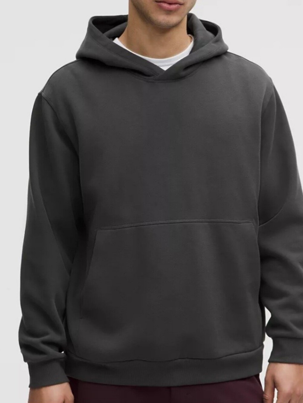 Lululemon Athletica Men's Steady State SuperLoft Pullover Hoodie Black Size Sm